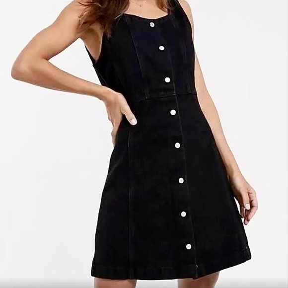 Levi’s Black Tuli Corduroy Dress NWT - Picture 1 of 8